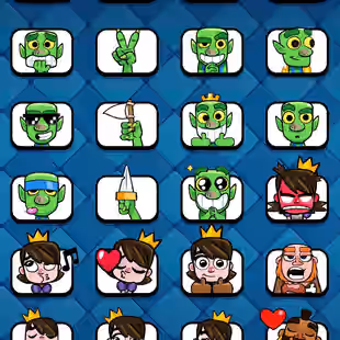 🔥[ LVL: 72 || 17X LEVEL 16 CARDS ]🔥 59X TOTAL MAX || 7X ELITE - 35X LVL 14 [MAX] || 183X EMOJIS || 7300 GEMS || RARE - Image 15