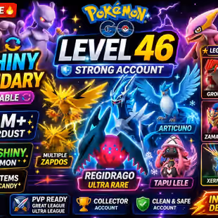 🎯NW STOCK LVL 46 ACCT 2024 | 9 SL TRADEABLE 👹| DIALGA  ZAPDOS | 4 HUNDO | 338 TRADEABLE PG | 1M STARDUST | INSTANT - Image 1