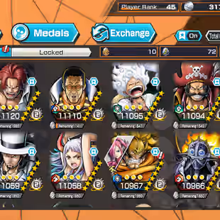 300 Chars - Full EX Max Boost LV2 - 53K Party Power - Great Medal - 17K High Score - Image 1