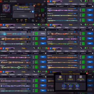 🌟 HIGH LUXURY LEVEL 533 🌟 19/20 LEGENDARY CUES OPEN || 50 VENICE RINGS || 100 MILLION COINS || RENAME AVAILABLE - Image 3