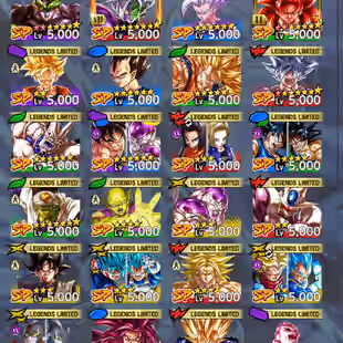 D849-IOS+Android-722 Millions Power+8 UL(SS4 Gogeta+S Gogeta+S Vegito+Rose+Gogeta)+52 Legends+Vip Equipment+Team Fusion - Image 3