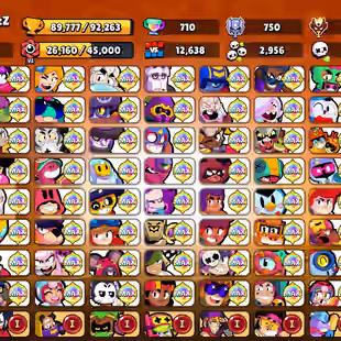 🌟MASTERS 2024🌟MASTERS 2025 | 309 SKINS | 89.800 TROPHY | 98 BRAWLERS | 47 HYPERCHARGED | 64 MAXED BRAWLERS - Image 3