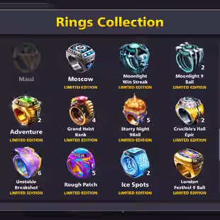 RARE LEVEL 604 | 75CCP | High Level | 3.5 Billion Coins | 20 Legendary Cues | Miniclip Only | Unlimited Password Change - Image 5