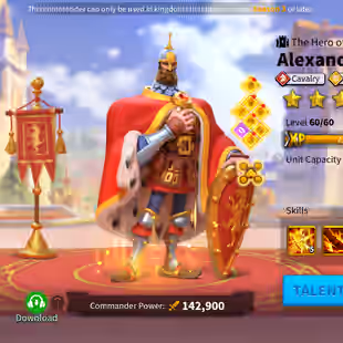 19 Commanders - 39 Passport - 487 Gold Heads - 44k4 Gems - 1 Farm - 1 Skin House - Image 3