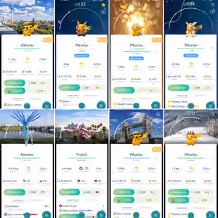 290x SHINY COSTUME 🔥1479 SHINY💎 CP 5600 ZACIAN [] ARMOURED MEWTWO [] LOS ANGELES BG [] ASH HAT PIKA [] 678 LEGENDARY - Image 3