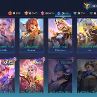 M361|LVL200|132HEROES|668SKIN|MEGACOLLECTORII|3LEGEND|6KOF|3PRIME|2COLLECTOR|ALDOUSM1|14LUCKYBOX|MYTHICS40 - Image 17
