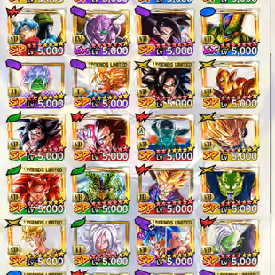 SUPER VIP ACCOUNT-17 ULTRA+842 MILLIONS POWERS+LR SUPER VEGITO+65 LEGENDS LIMITED+VIP ZENKAI+VIP EQUIPMENT - Image 7