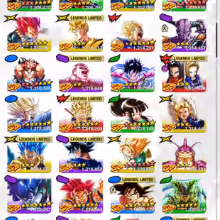 D852-IOS+Android-Vip Account-11 UL(SS4 Gogeta Full Red Star+SS Goku+Frieza)+61 Legends+Vip Equipment+Good Zenkai+612 M - Image 11