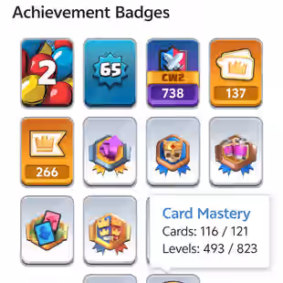 🌲[ 94X CARDS MAX ]🌲EVOLVED: 25 CARDS || LVL-16 CARDS: 5 || ELITE : 10 || 137X EMOTES || LVL: 65 || TROOPHY: 10000 - Image 3