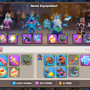 🌟BEST OFFER | RARE WAR ARENA SCENRY 🌟 TH 16 FULL MAX DEFENCE | HERO 72-81-40-52-32 | HIGH LAB | MA. WALLS | FREE NC |  - Image 6