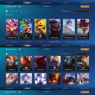 iOS/Android - Global - Level 314 - Champions 134 - Skins 75 - Legendary 6 - Code1146 - Image 1