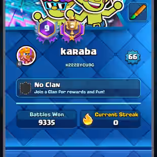 RARE 💎 GOBLIN TROPHY KISS 💎 MAX 118 [] ARENA 25 [] 36 ELITES [] 28 EVO [] 10000 TROPHIES [] XP66 [] KT15 [] 15 SKIN - Image 1