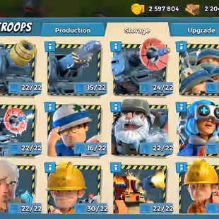 Lv84 - HQ28 - VP 1998 - POWER 19199 | Sculptor Lv11 (13/13) | Submarine lv10 - 8 GUNBOAT 27| 38K Diamonds - Image 2