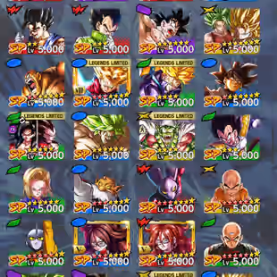 D849-IOS+Android-722 Millions Power+8 UL(SS4 Gogeta+S Gogeta+S Vegito+Rose+Gogeta)+52 Legends+Vip Equipment+Team Fusion - Image 26