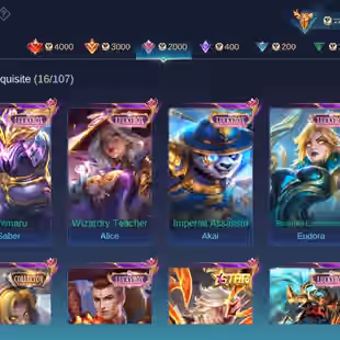 🔥BIG DISCOUNT- MEGA-3🔥  | LEGEND-2 || GRAND-21 || EXQUISITE-18 || ZODIAC FULL SET || SKIN-565 || HEROS ALL ||  - Image 7