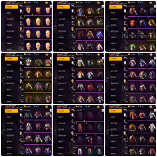 BANDIT || ONE PUNCH MAN || OG 7 YEARS ACCOUNT || HIGH VALUE RARE SKINS - Image 3