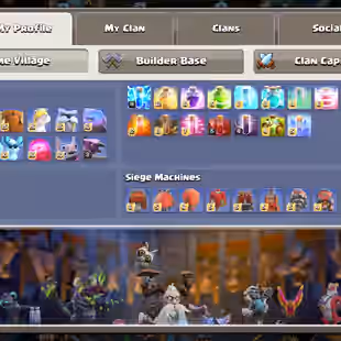 🔥TH 18 AlMOST MAX🔥 XP 255-HERO MAX 105-105-95-80-55- 9 EPIC EQUIPMENT MAX-WALLS DEFENSE MAX-NC YES-BEST DEAL - Image 2