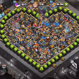 💝-HEART FULL BASE DECORATED-💝 TH18 MAX TYPE!! GG/MX SB/MX FA/MX MM/MAX HT/MX FB/MX RS/MX EB/MX! DARK DAYS SCENERY SKIN - Image 1