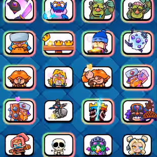 RAREST GT 100 AND 2x CRL 20 WIN EMOTES GT RANK 51 TOP UC RANK 336 KT 16 106 ELITE CARDS ALL EVO 75 XP 35 TOWER SKINS - Image 24