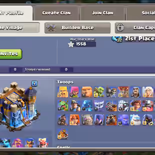 3500-GEM/NC-YES | TH18 CLOSE MAX | HERO-105-105-88-80-55 | HUGE EQUIPMENT MAX | BH MAX | 240-XP | DEFENCE-TROOPS MAX |  - Image 2