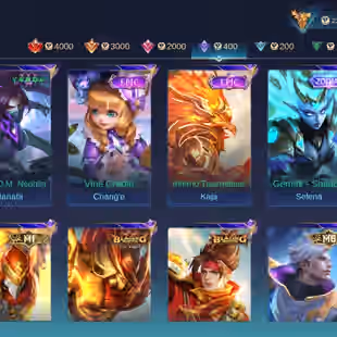 M361|LVL200|132HEROES|668SKIN|MEGACOLLECTORII|3LEGEND|6KOF|3PRIME|2COLLECTOR|ALDOUSM1|14LUCKYBOX|MYTHICS40 - Image 21