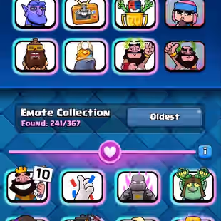 RAREST CRL 20 WIN EMOTE 🌸 KT 16 37 MAX CARDS 82 XP 106 ELITE CARDS 35 EVOLUTIONS 6 HEROES ULTIMATE CHAMPION 12500 CUPS - Image 14