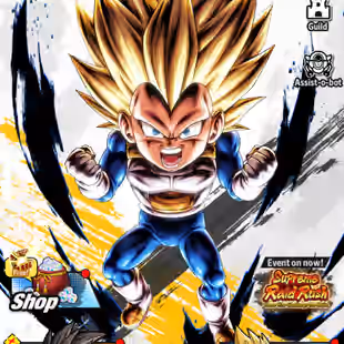 D909-IOS+Android-Vip Team Daima-SS3 Vegeta Mini Full Red Star+Tamagami Full Red Star+SS4 Goku+Good Equipment+Goku Mini - Image 1