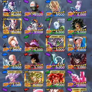 D849-IOS+Android-722 Millions Power+8 UL(SS4 Gogeta+S Gogeta+S Vegito+Rose+Gogeta)+52 Legends+Vip Equipment+Team Fusion - Image 28