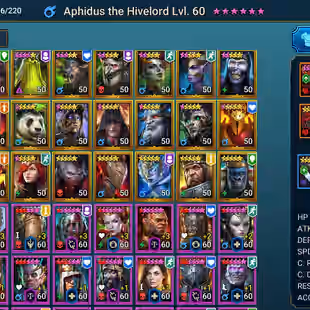 Mythic (Hivelord) - 42 Champions LV 60  - 10 Void - Image 1