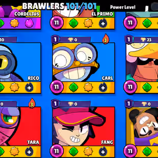 LEADERBOARD PRESTIGE-1 | 104K TROPHY-376X SKINS | 101/101 BRAWLER | 47X MAX | 37X HYPER | 3v3 WINS | 102 TOTAL PRESTIGE - Image 9