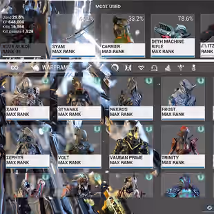 Ten Year Heirloom Badge - RANK 16 98-770 Completed - 27x Warframe MAX 20x Primary Gun - 15x Secondary Gun - Image 3