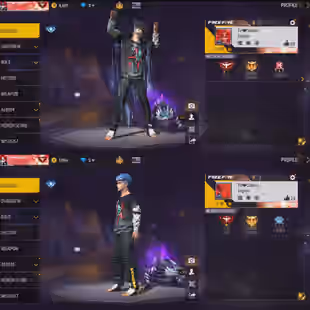 FREE FIRE/EUROPE SERVER/BARMUDA RANK HEROIC/CLASH SQUAD HEROIC/30 LEVEL//GOOD BUNDLE//27  GUN COLLECTION//GLOW WALL SKIN - Image 1