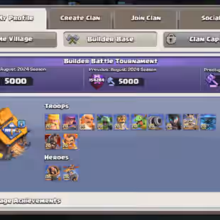 COSMIC FULL SET🔥13x SCENERY 35x SKINS🔥TH18 PROFILE MAX TYPE!! GOLDEN HUG! ALL MAX HERO! 105-105-95-80-55-25!9 EPIC MAX - Image 24