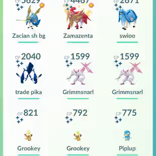 290x SHINY COSTUME 🔥1479 SHINY💎 CP 5600 ZACIAN [] ARMOURED MEWTWO [] LOS ANGELES BG [] ASH HAT PIKA [] 678 LEGENDARY - Image 6