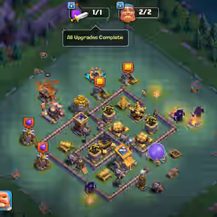 TH18 NEAR MAX 🌟 RARE WWE SET 🌟SAMURAI SET | RANK 1083 AND 2636 | 14/15 EPIC EQUIPMENT MAX | BUILDER HALL MAX | INSTANT - Image 29