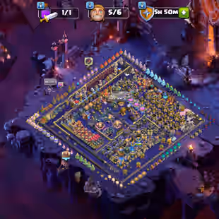 COSMIC FULL SET🔥13x SCENERY 35x SKINS🔥TH18 PROFILE MAX TYPE!! GOLDEN HUG! ALL MAX HERO! 105-105-95-80-55-25!9 EPIC MAX - Image 1