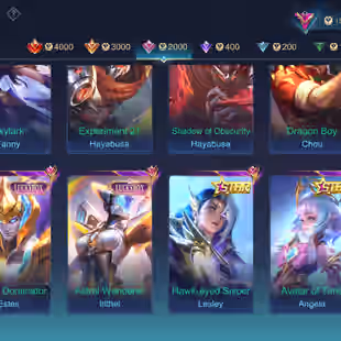 HYPER BASED PREMIUM ACCOUNT ||CHOU FULL SET || 1100 COA|| 720 DIAMOND|| LEGEND-1 | GRAND-11 | EXQUISITE 9|| SKINS 410||  - Image 6