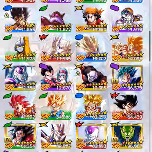 D872-IOS+Android-Nice Acc-10 UL(Cell Full Red Star+Zamasu+Frieza+Broly+Turles+Majin+S Vegito)+48 Legends+Vip Equi+Good  - Image 12
