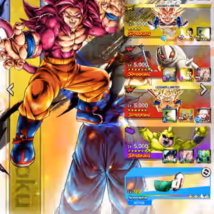 D936-IOS+Android-688 Millions Power+8 UL(SS Goku+Goku Uis+SS2 Gohan+SS4 Gogeta+S Gogeta)+64 Legends+Good Equipment - Image 8