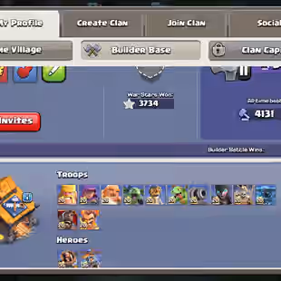 TH18 NEAR MAX 🌟 RARE WWE SET 🌟SAMURAI SET | RANK 1083 AND 2636 | 14/15 EPIC EQUIPMENT MAX | BUILDER HALL MAX | INSTANT - Image 30