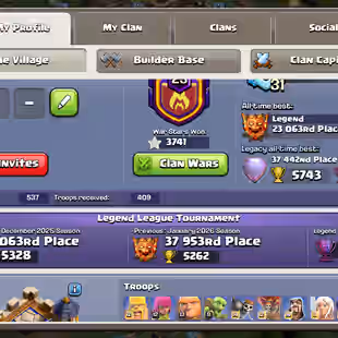 🌟BEST OFFER TH 18 NEARLY MAX🌟872 MEDEL | 5X HERO MAX | 7 EPIC MAX 2 EPIC LVL-26 2 EPIC LVL-20 | XP-263 WARSTAR-3741 - Image 2