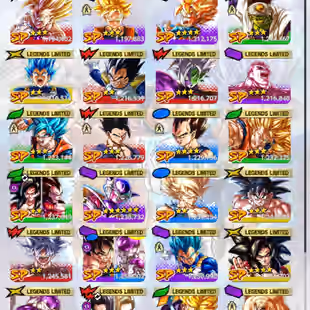 D872-IOS+Android-Nice Acc-10 UL(Cell Full Red Star+Zamasu+Frieza+Broly+Turles+Majin+S Vegito)+48 Legends+Vip Equi+Good  - Image 3