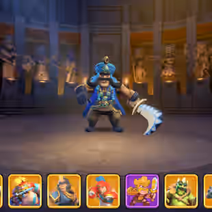 TH 18 FULLY MAX-NOTHING LEFT-XP 269-[ 9 EPIC EQUIPMENT MAX-ALL HERO MAX-SOUND OF CLASH SCENERY-NC YES-WAR STARS 4353-BST - Image 12