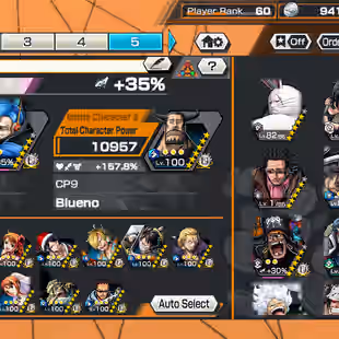  Party Power 53K  | Rank 60 - 313 Chars  - Great Medal - 3116 Win - Image 4
