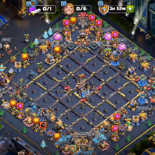 🔥TH 18 AlMOST MAX🔥 XP 255-HERO MAX 105-105-95-80-55- 9 EPIC EQUIPMENT MAX-WALLS DEFENSE MAX-NC YES-BEST DEAL - Image 1