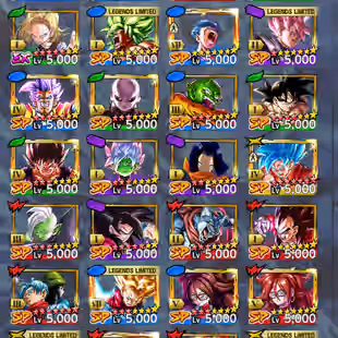 D849-IOS+Android-722 Millions Power+8 UL(SS4 Gogeta+S Gogeta+S Vegito+Rose+Gogeta)+52 Legends+Vip Equipment+Team Fusion - Image 4