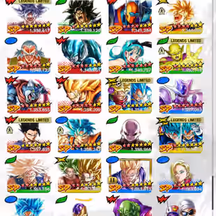 D852-IOS+Android-Vip Account-11 UL(SS4 Gogeta Full Red Star+SS Goku+Frieza)+61 Legends+Vip Equipment+Good Zenkai+612 M - Image 15