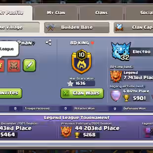 🔥TH 18 AlMOST MAX🔥 XP 255-HERO MAX 105-105-95-80-55- 9 EPIC EQUIPMENT MAX-WALLS DEFENSE MAX-NC YES-BEST DEAL - Image 7