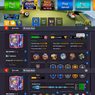 🌟 HIGH LUXURY LEVEL 533 🌟 19/20 LEGENDARY CUES OPEN || 50 VENICE RINGS || 100 MILLION COINS || RENAME AVAILABLE - Image 1