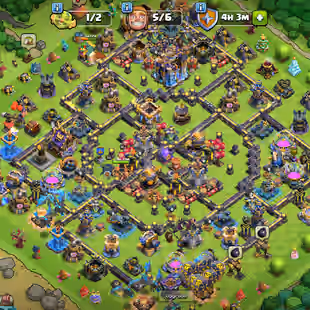 LEGED RANK 🎄 TH18 CLOSE MAX 🎄 GG-MX!SB-MX!AF-MX!FA-MX!DC-MX!SnB-MX!RS-MX!EB-MX | HERO-105-105-95-80-55|16X SKINS/237XP - Image 1